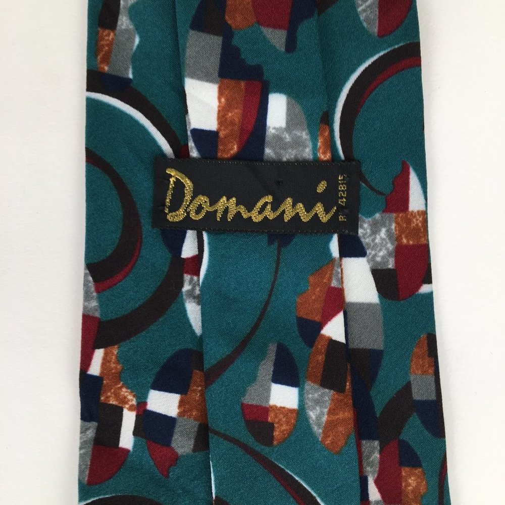 Domani Abstract Patterned Necktie - Picture 3 of 3